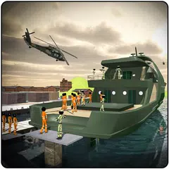 Stickman Esercito Penale Trasporto Nave Simulatore