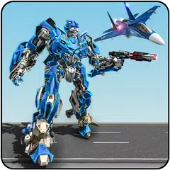 download US Police Flying Robot Transformation Game APK