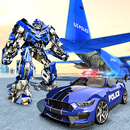 美國警察飛機運輸機器人汽車模擬器 APK