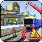 Real Train Track Construction Game icon