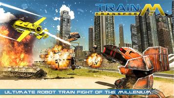 Train Robot Transformation War تصوير الشاشة 2