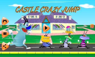 Castle Crazy Jump Poster