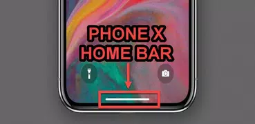Phone X Home Bar - Navigation Gestures Bar