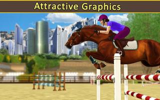 cheval courses défi 3d: poney saut simulateur 🏇 capture d'écran 2