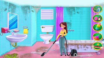 House Cleaning - Home Clean Games Ekran Görüntüsü 1