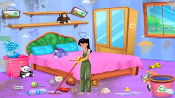 House Cleaning - Home Clean Games Ekran Görüntüsü 2