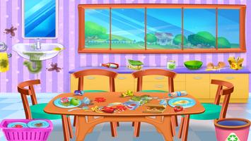House Cleaning - Home Clean Games Ekran Görüntüsü 3