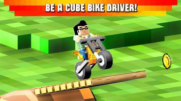 Cube Motocross: Bike Stunts 3D Affiche