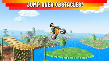 Cube Motocross: Bike Stunts 3D screenshot 1