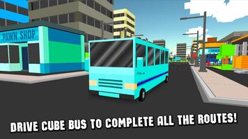 Cube City Bus Simulator 3D 海报