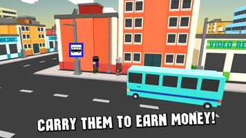 Cube City Bus Simulator 3D ảnh chụp màn hình 2