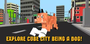 Cube City: Dog Simulator 3D