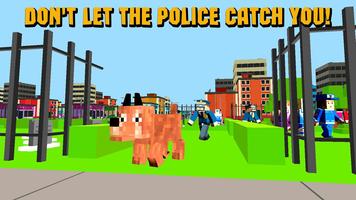 Cube City: Dog Simulator 3D captura de pantalla 2