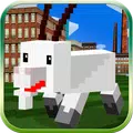 Cube City: Blockhead Goat 3D