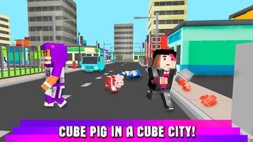 Cube Pig Simulator पोस्टर