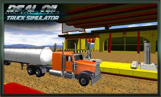 Oil Tanker Truck Drive Sim imagem de tela 1