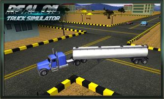 Oil Tanker Truck Drive Sim imagem de tela 2