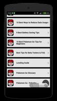 Guide for Pokemon GO capture d'écran 2