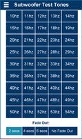 Subwoofer Bass Tester & Test Tones Cartaz