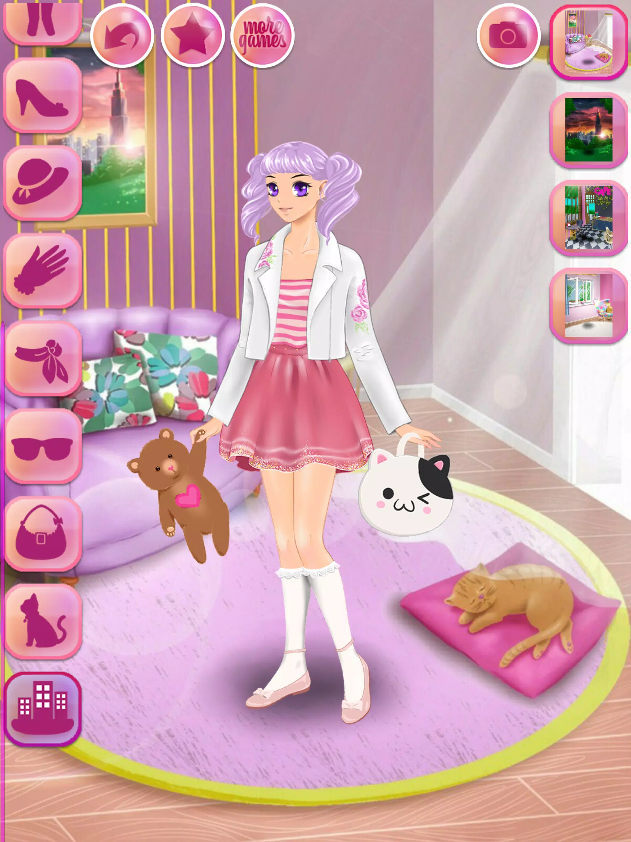 Descarga de APK de Juego de vestir chicas anime para Android Descarga de APK de Juego de vestir chicas anime para Android