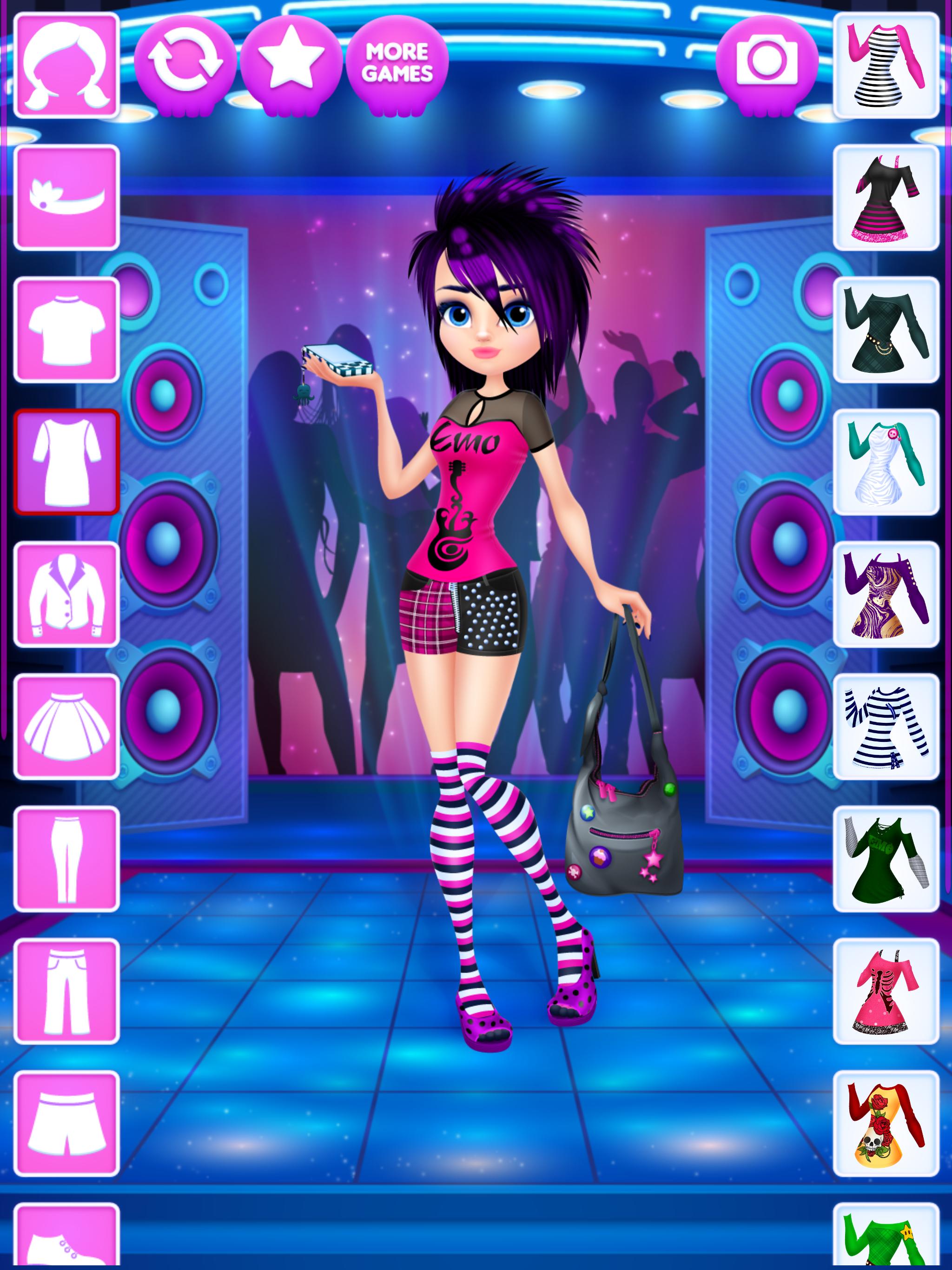 Emo Girls Dress Up For Android Apk Download - emo girl outfits roblox games