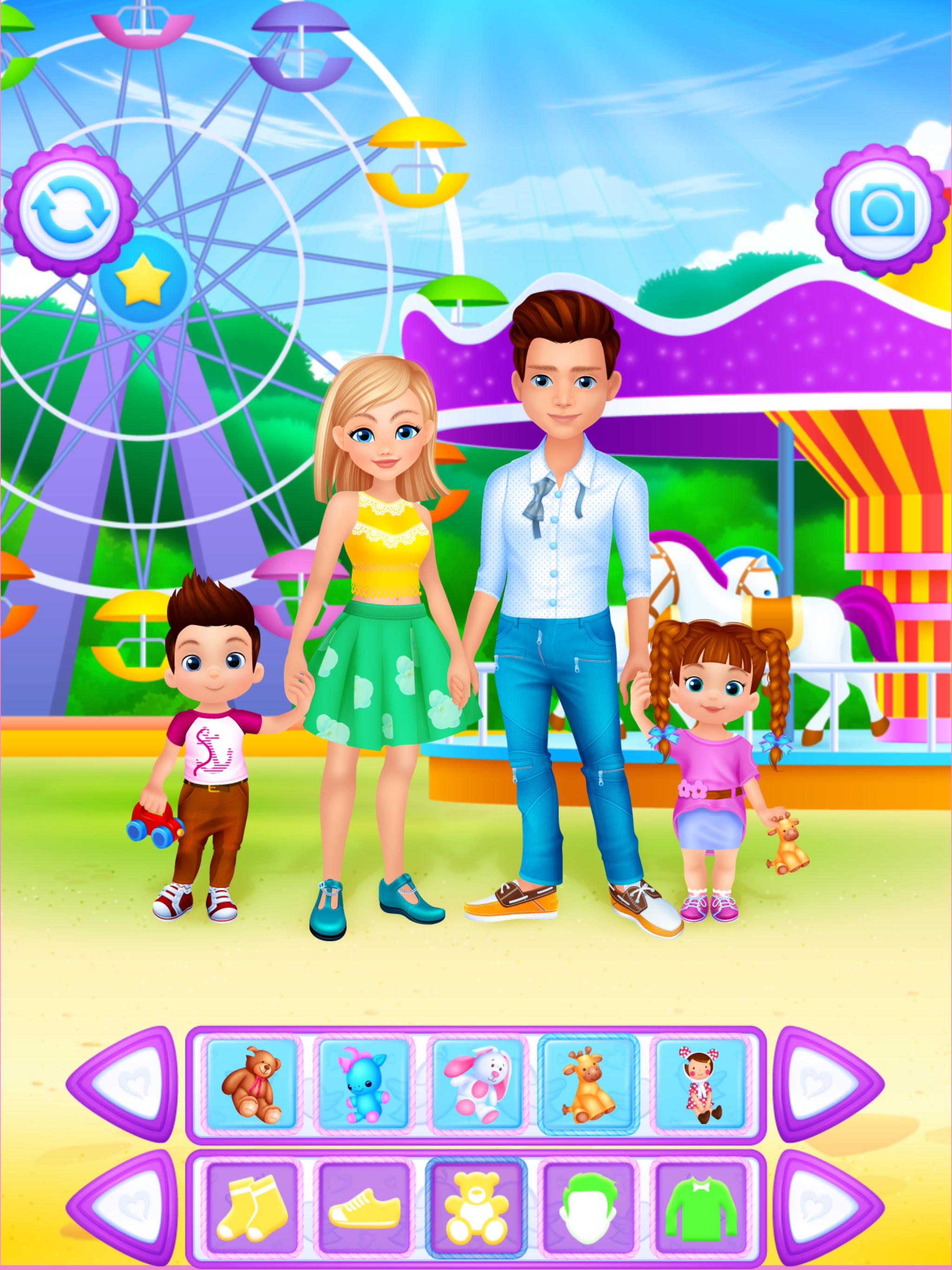 Семейные игры андроид. Семья одевалки для девочек. Игры для всей семьи. Игры семейные одевалки. Одевалки для малышей игра.