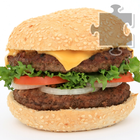 Leckeres Essen Puzzle Zeichen