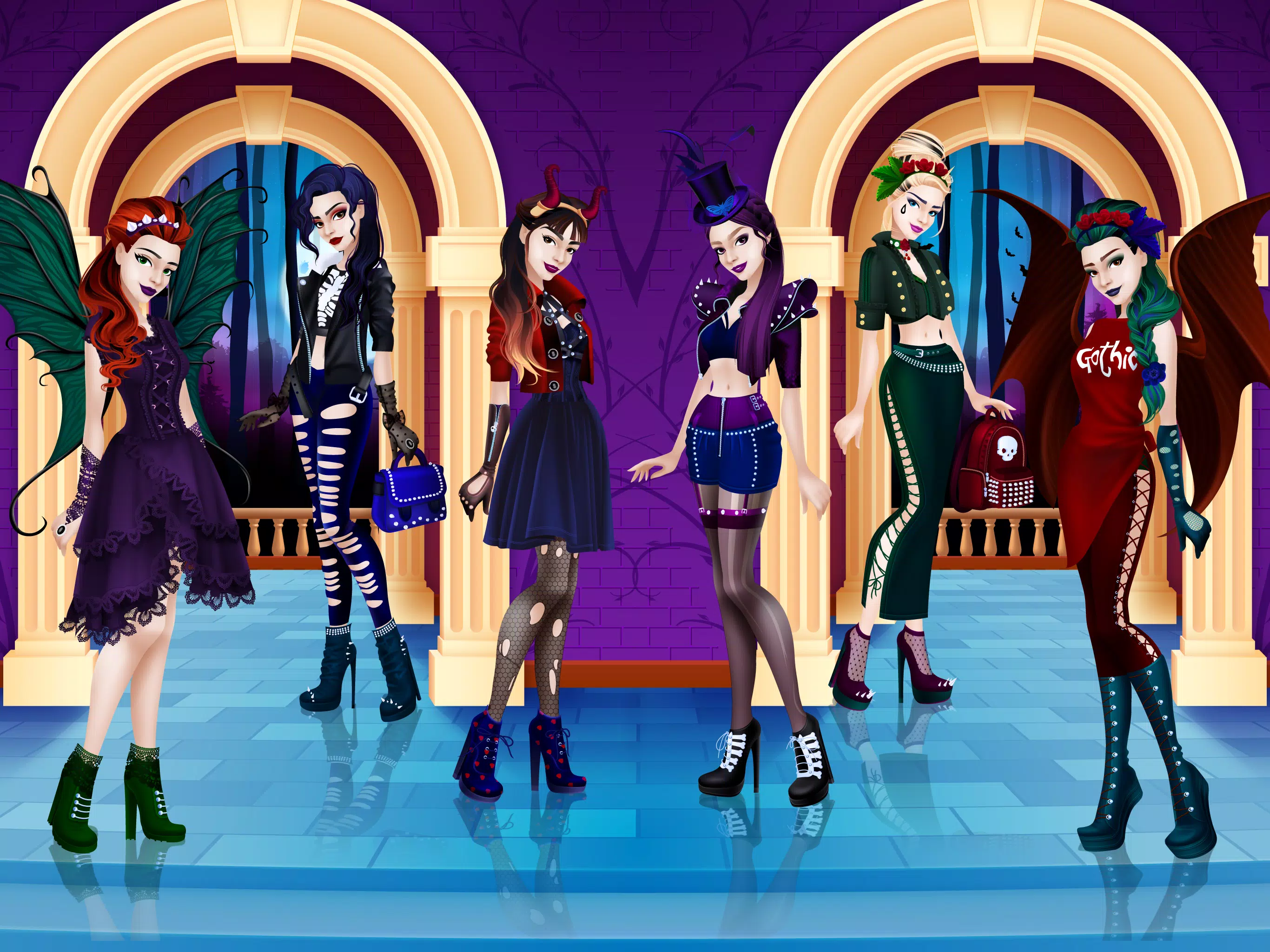 Descarga de APK de Chica Gótica Juego de Vestir para Android Descarga de APK de Chica Gótica Juego de Vestir para Android