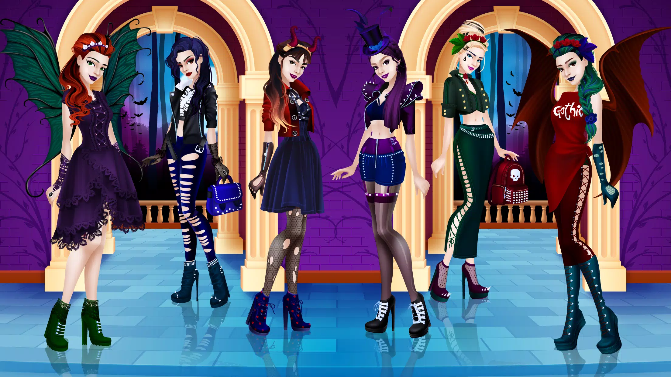 Descarga de APK de Chica Gótica Juego de Vestir para Android Descarga de APK de Chica Gótica Juego de Vestir para Android