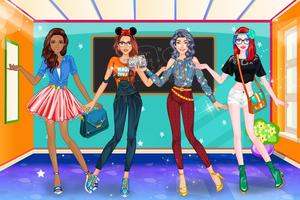 Descarga de APK de Escuela Juego de Vestir Chicas para Android