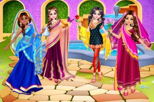 Princesse Indienne Dress Up Affiche