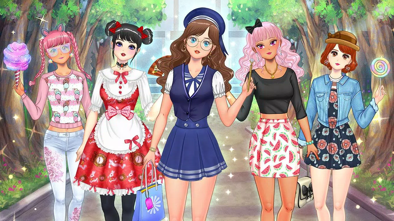 Android 用の 高校 アニメ 着せ替えゲーム女の子 Apk をダウンロード