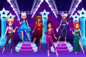 Superstar Dress Up Girls Games Affiche