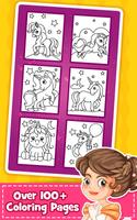 Unicorn Coloring Book for Kids تصوير الشاشة 1