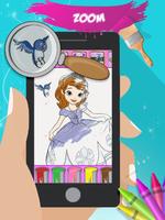 Kids coloring book: Princess free screenshot 2