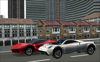 Super Fast Car Racing 3D-poster