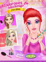 Makeover And Makeup For Girls Affiche