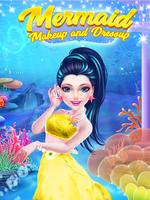 Mermaid Makeup and Dressup Affiche