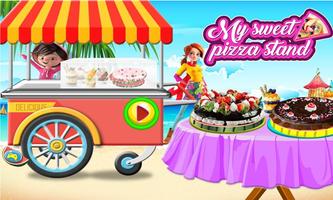 My Sweet Pizza Stand Pizzeria Affiche