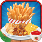 Potato French Fries Maker Chef ไอคอน