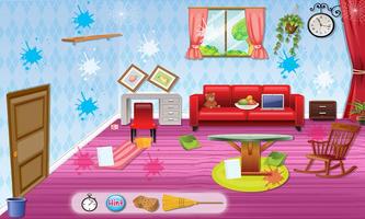 Princess Room Cleanup Game Affiche