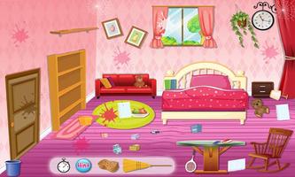 Princess Room Cleanup Game تصوير الشاشة 2