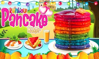 DIY Rainbow Pancake pembuat poster