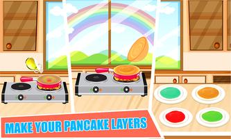 DIY Rainbow Pancake pembuat screenshot 3