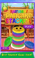 Rainbow Pancake Towers Stacker Affiche