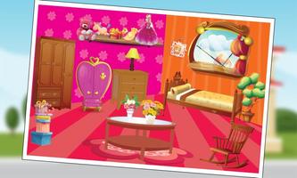 Princess Room Makeover Game ảnh chụp màn hình 1