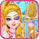 bện kiểu tóc cô gái kiểu tóc salon trò chơi APK