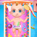ngọt đứa bé con gái làm sạch đứa bé quan tâm trò APK