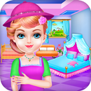 Ngọt đứa bé con gái nhà ở trang trí Trò chơi APK