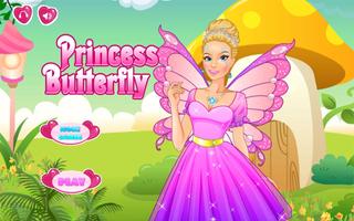 Princess Butterfly Dress Up पोस्टर